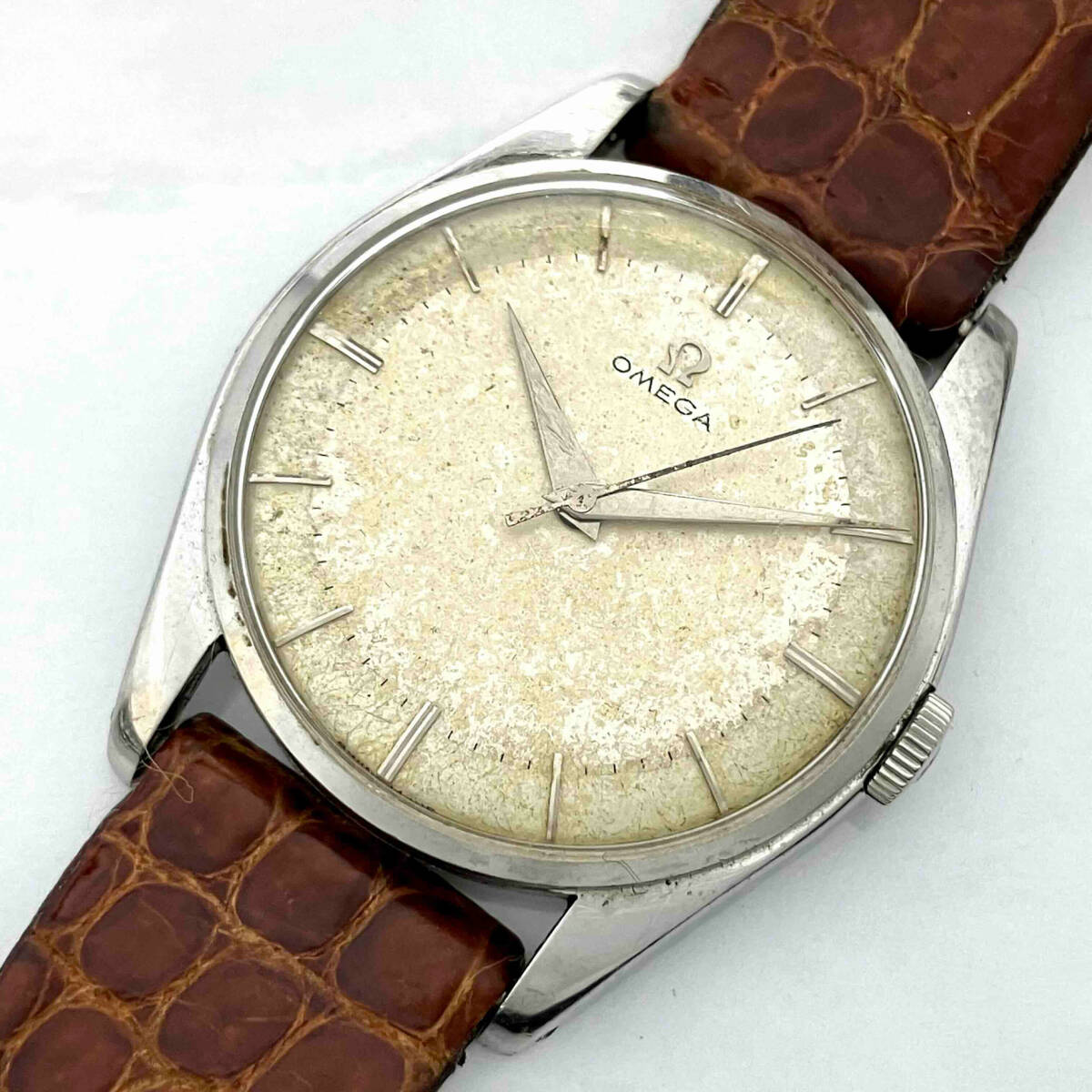 ジャンク OMEGA オメガ 手巻き 腕時計 稼働品の画像1