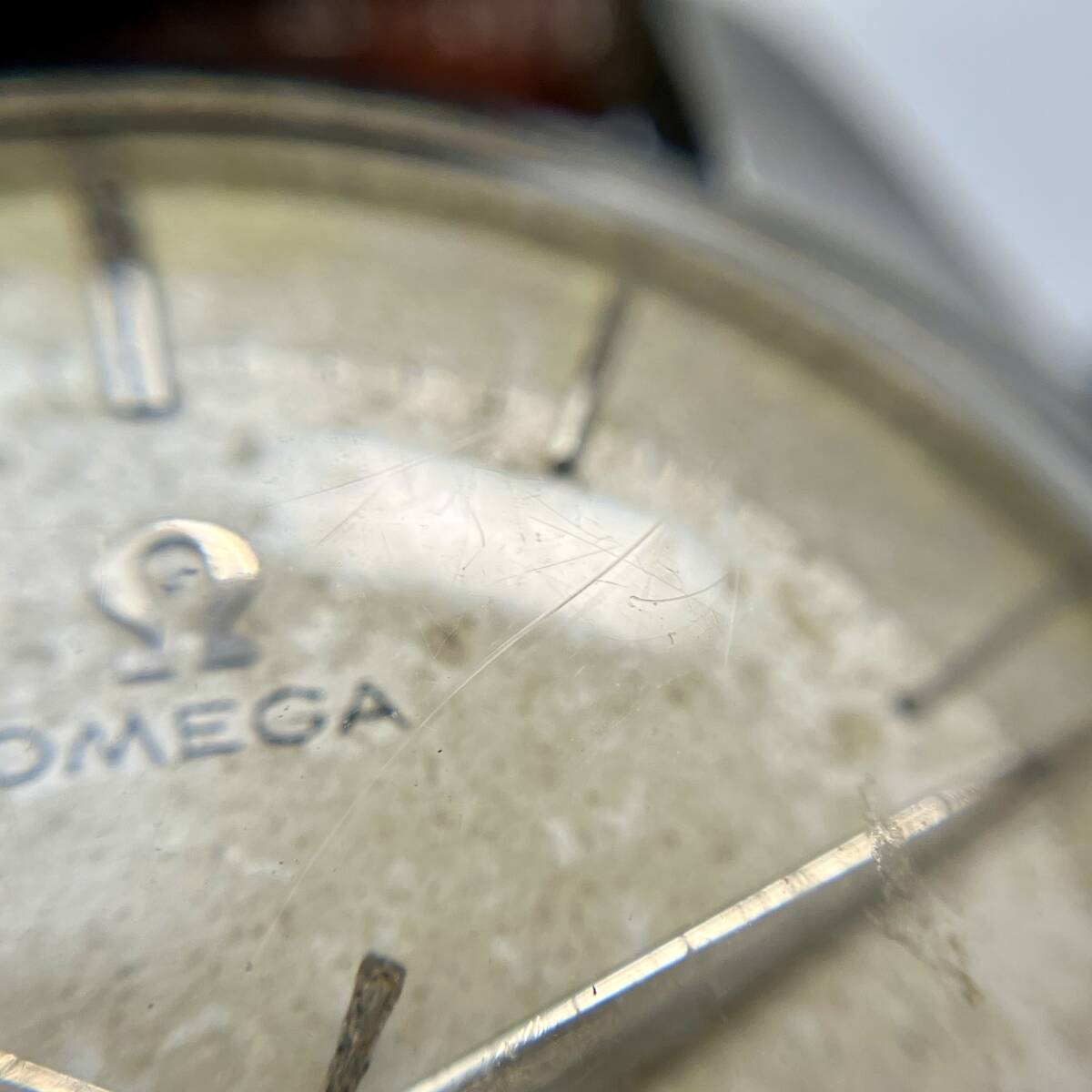 ジャンク OMEGA オメガ 手巻き 腕時計 稼働品の画像6