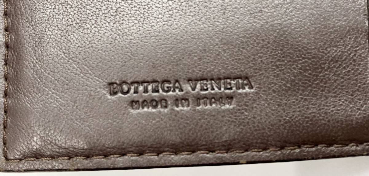 BOTTEGA VENETA ボッテガ ヴェネタ イントレチャート イントレ 121060 二つ折り 財布 ブラウン_画像5