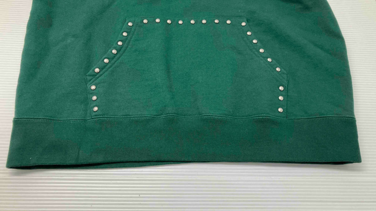 ☆ Supreme シュプリーム パーカー Studded Hooded Sweatshirt スウェットシャツ サイズM グリーン 通年_画像6