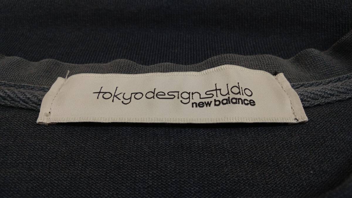 tokyo design studio new balance/東京デザインスタジオ ニューバランス/半袖Tシャツ/Garment Dye Heavy Weight Dry T-shirt/ブラック/L_画像7