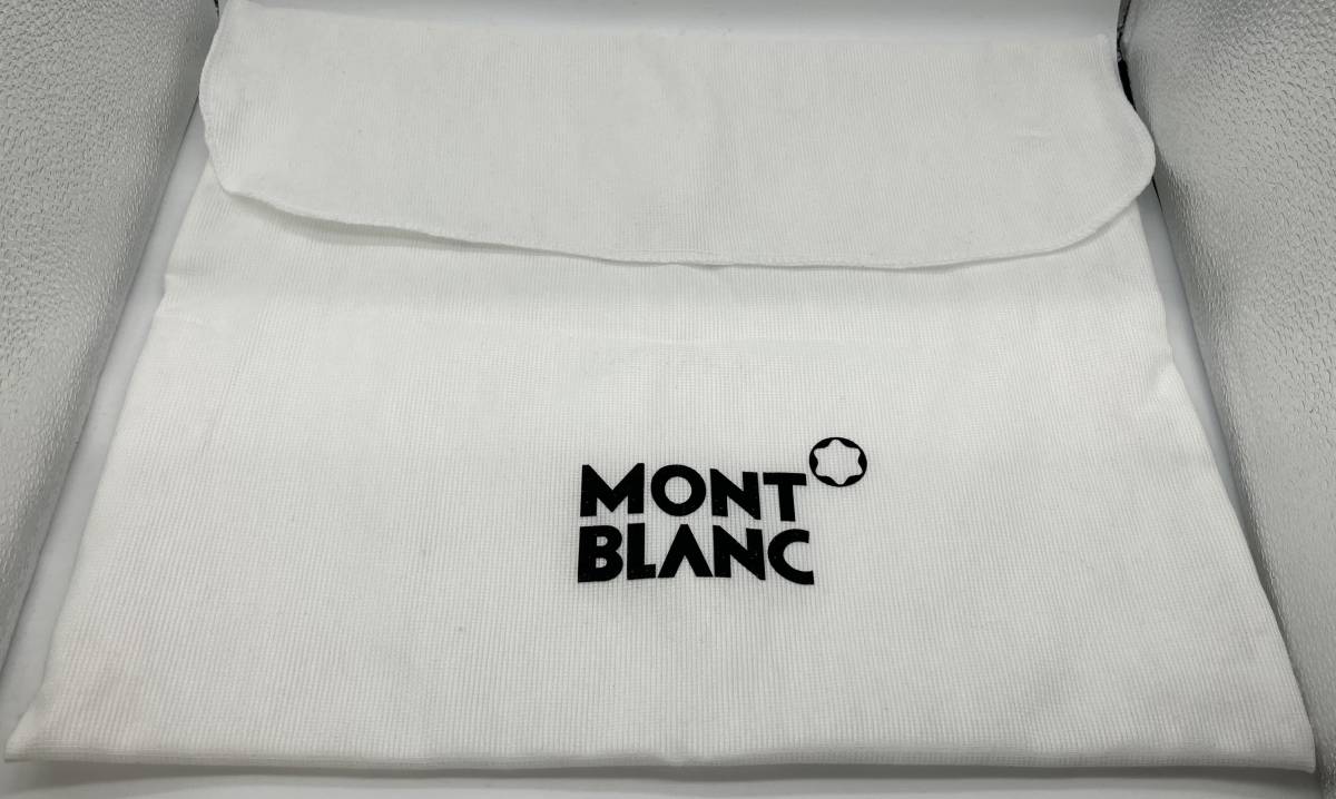 MONT BLANC モンブラン BN123 クラッチ セカンドバッグ レザー ブラック 黒 鞄_画像9
