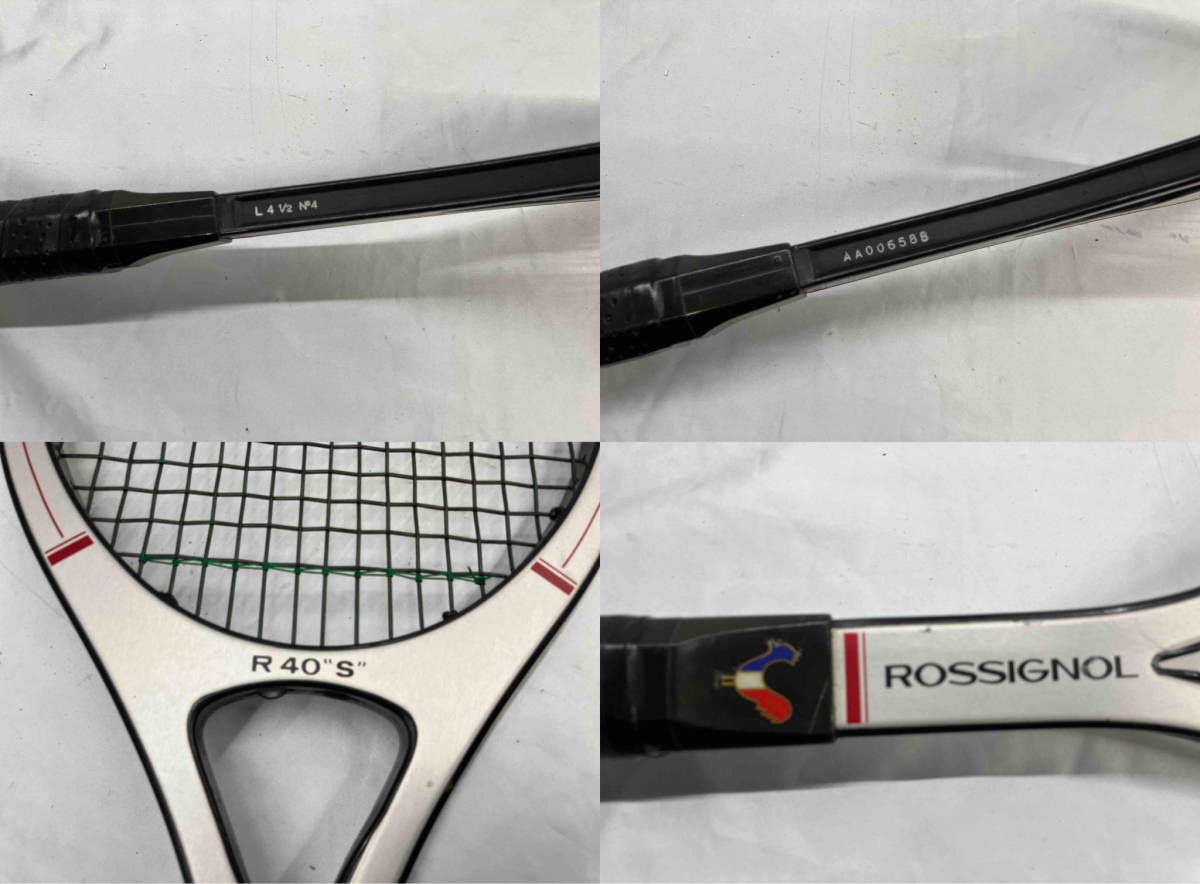 【硬式テニスラケット】3本セット ヴィンテージ カバー付きDONNAY/KAWASAKI RACKET/ROSSIGNOL_画像3