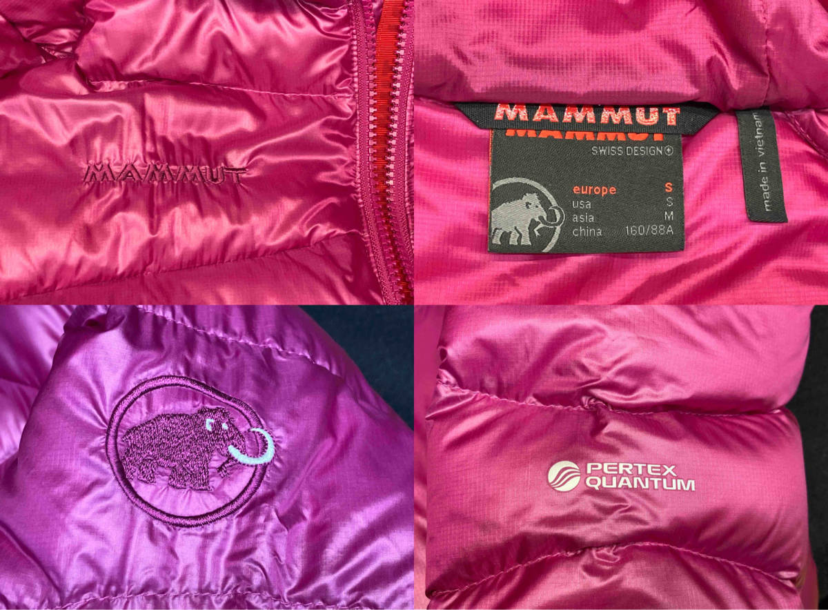 MAMMUT マムート 1010-13732 Atlas Hooded Down ダウンジャケット サイズ：M ピンク_画像6