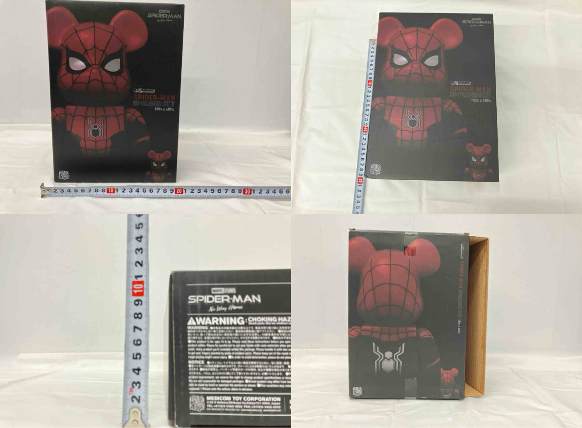 BE@RBRICK SPIDER-MAN UPGRADED SUIT 100%&400% ベアブリック　スパイダーマン　メディコムトイ_画像5