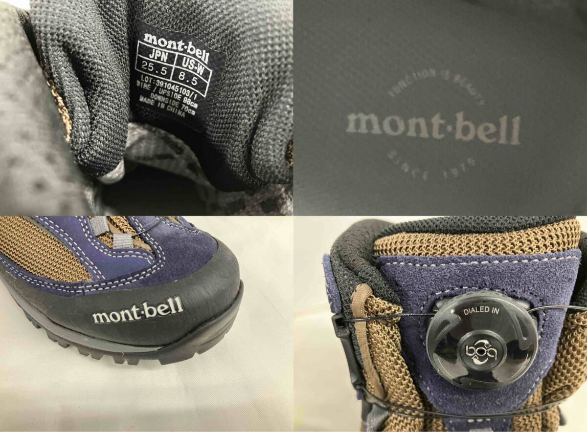 mont-bell モンベル トレッキングシューズ ゴアテックス ネイビー 25.5cm 391045103の画像6