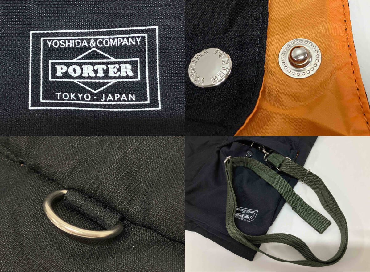 PORTER ポーター BAGGER GMSバッグ 865-08393 エコバッグ トートバッグ ブラック 日本製_画像6