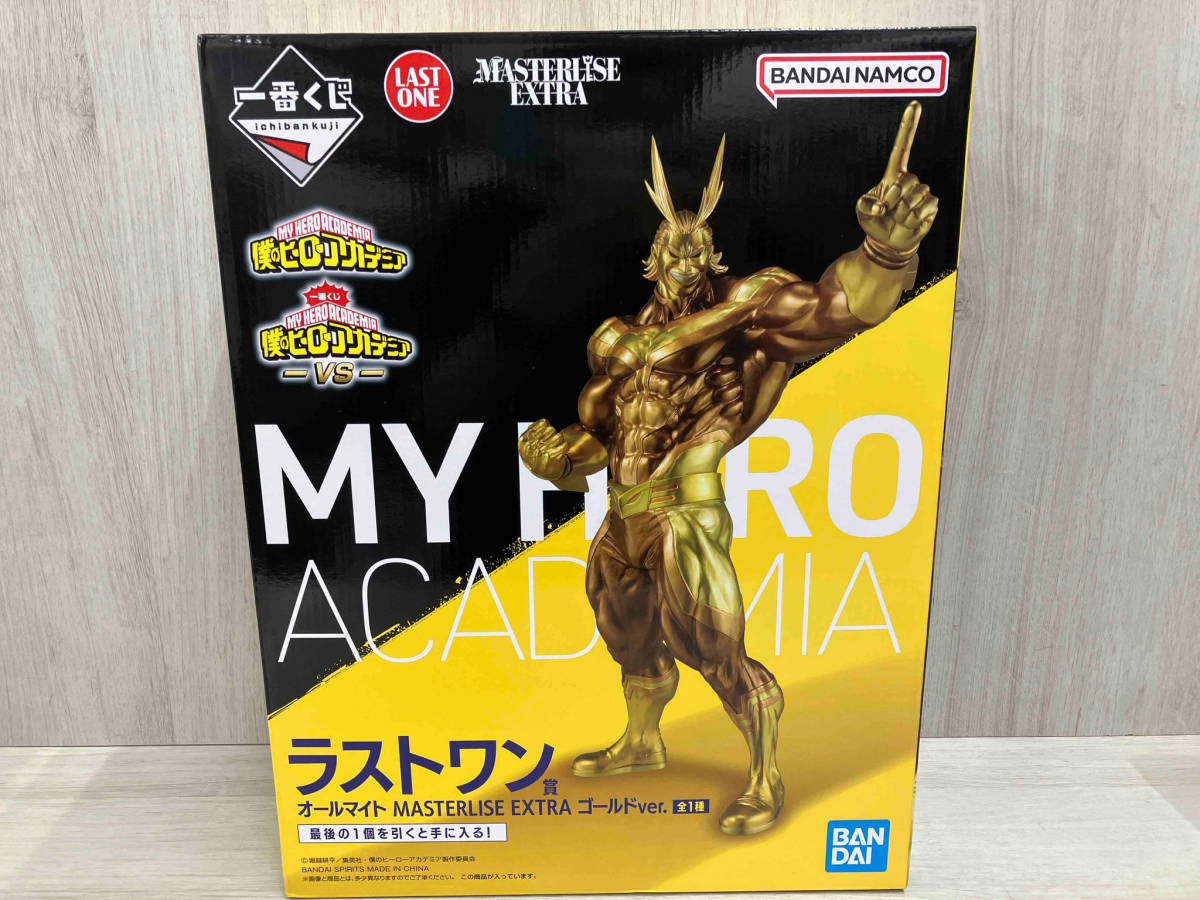 日本全国送料無料商品 特集 ゴールドver. オールマイト ラストワン賞 バンダイ 【未開封品】 MASTERLISE -VS- 僕のヒーローアカデミア 一番くじ EXTRA その他