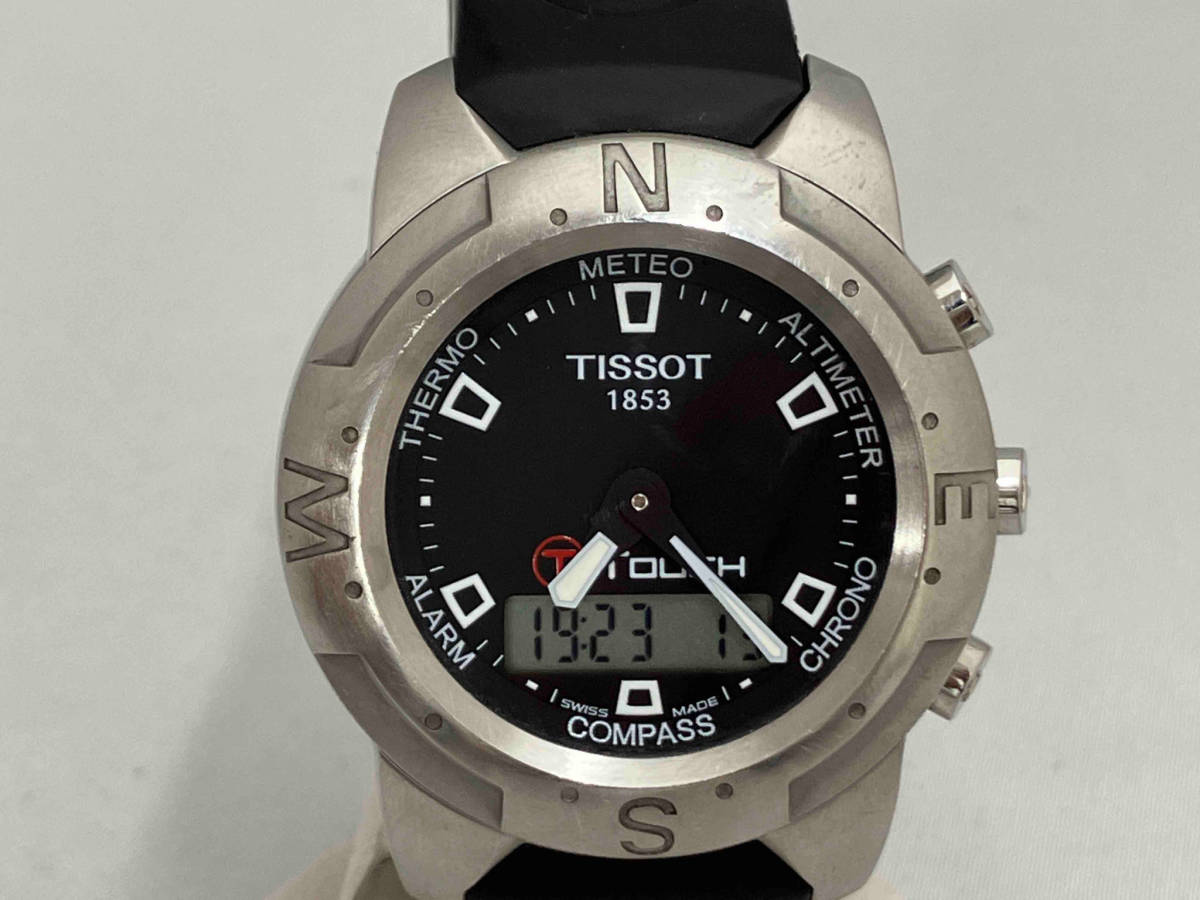 TISSOT ティソ T-touch RKR-RA-126388 クォーツ ベルト短め 腕時計_画像1