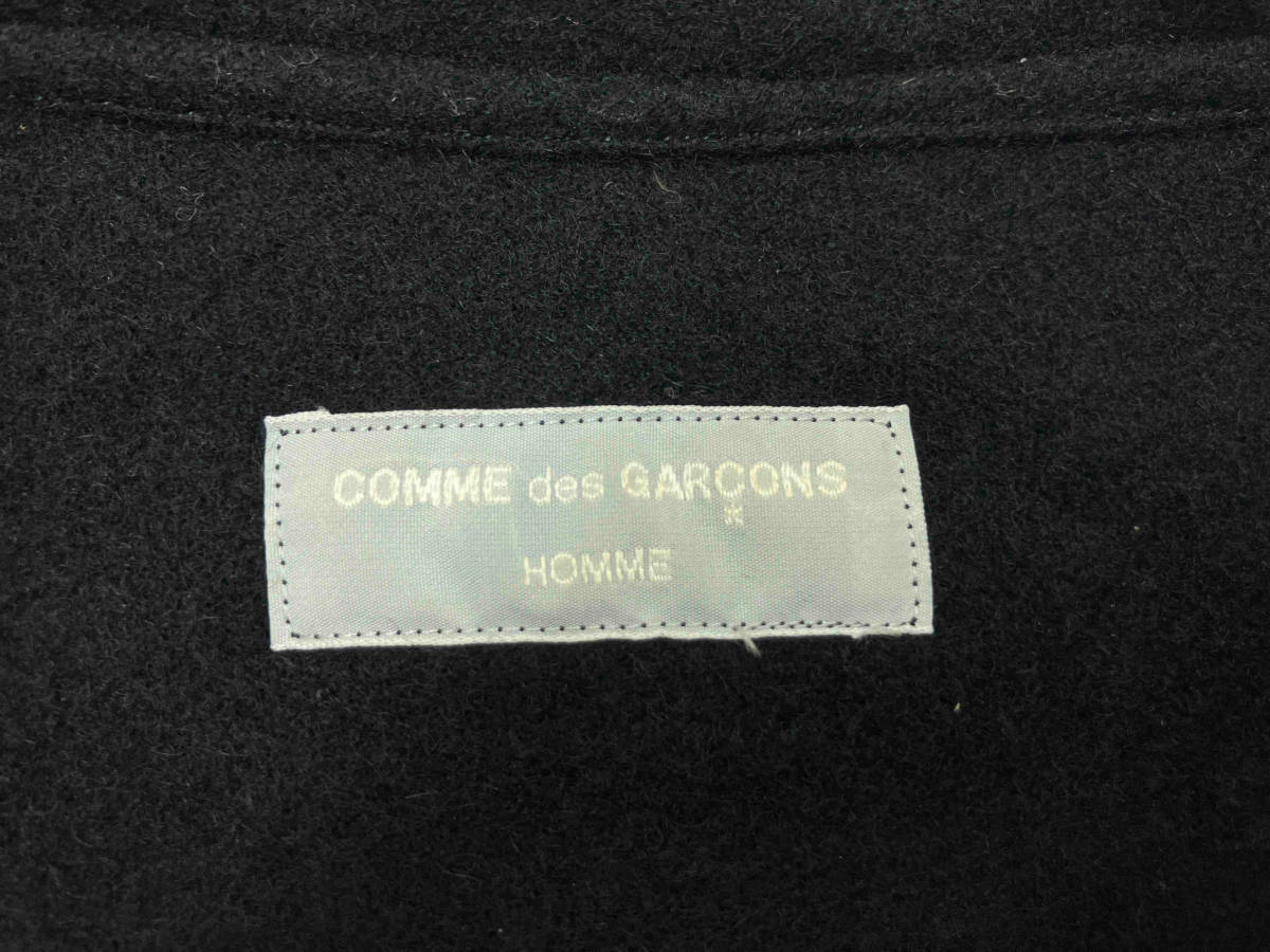 COMME des GARCONS HOMME コムデギャルソン オム シャツジャケット ウール 日本製 AD1995 ブラック_画像7