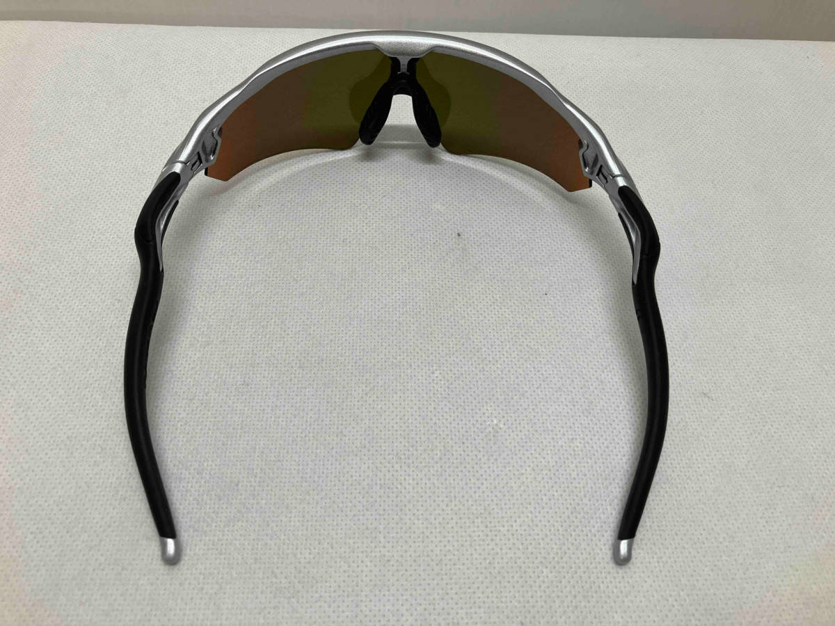 OAKLEY オークリー RADAR EV レーダーEV OO9275-02 スポーツサングラス セルフレーム 偏光レンズ シルバー×ブラック/オレンジ系_画像5