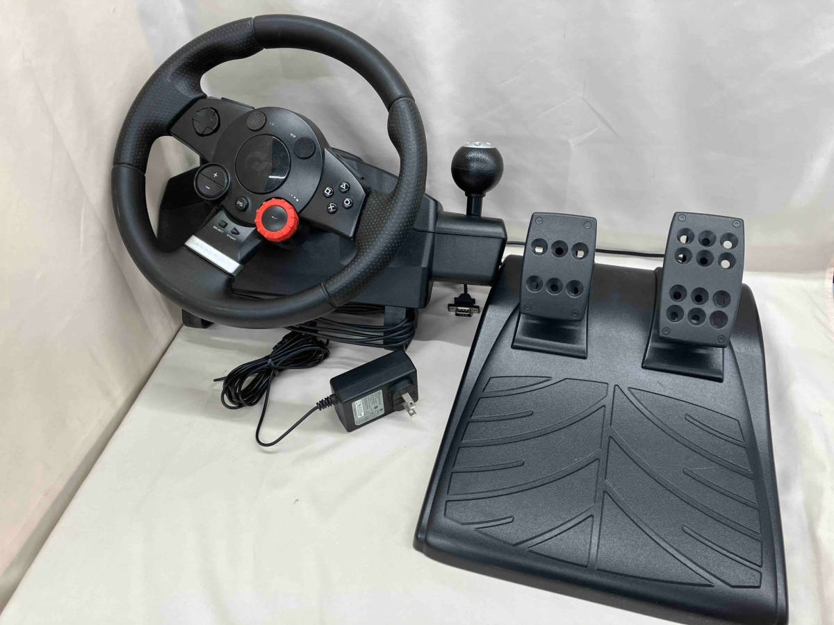 ジャンク 【動作未確認】Logicool Driving Force GT e-x5c19 ロジクール ステアリングコントローラー_画像1