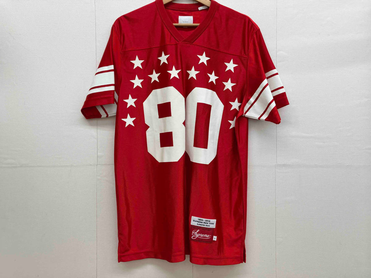 Supreme シュプリーム 13SS Star Football Top 80 ナンバリング フットボール ゲームシャツ Tee 赤 レッド