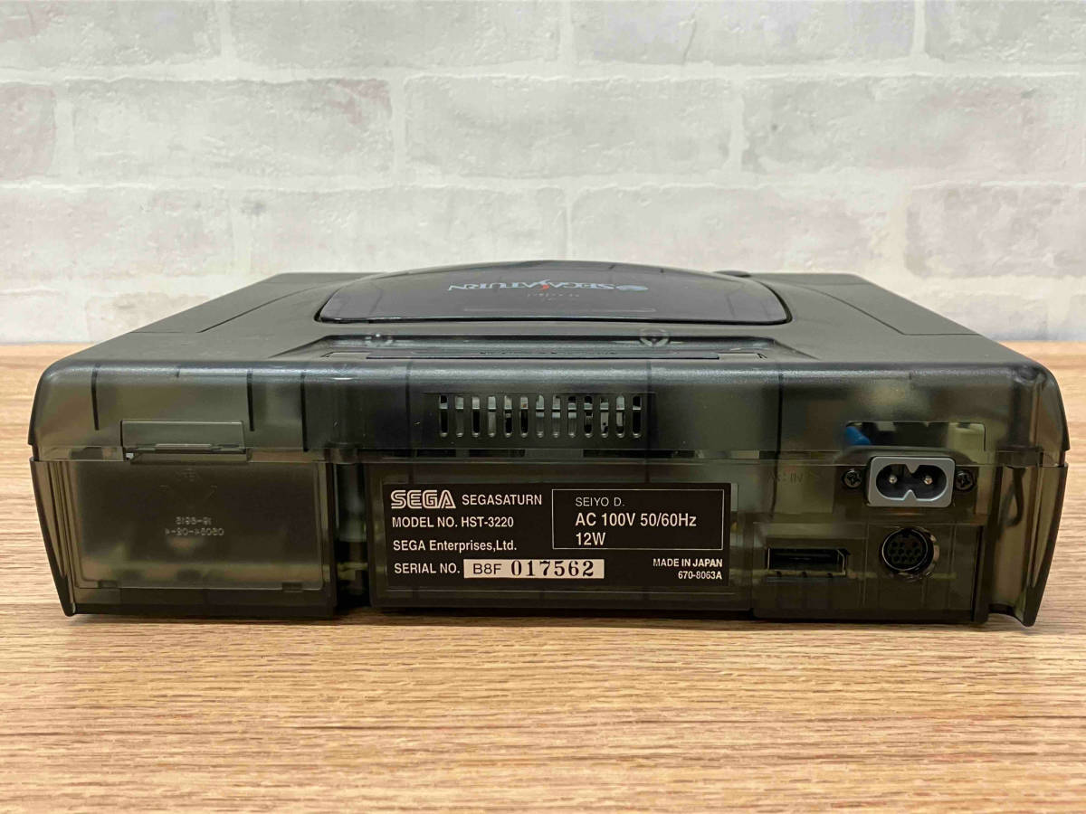 ジャンク ★SEGA HST-0021 セガサターン スケルトンモデル シリアルB8F017562 SEGASATURNの画像6