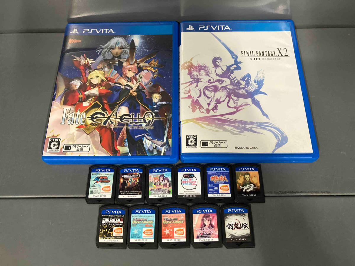 【ジャンク品】 PSVitaソフト まとめ売り 13本セット Fate アイマス FF ガンダム フォトカノ など_画像1