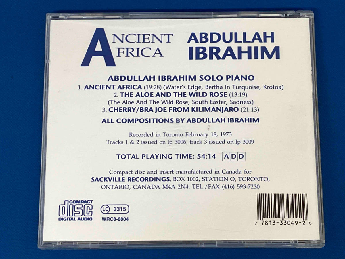 【1円スタート】Abdullah Ibrahim (アブドゥーラ・イブラヒム)/Ancient Africaの画像2