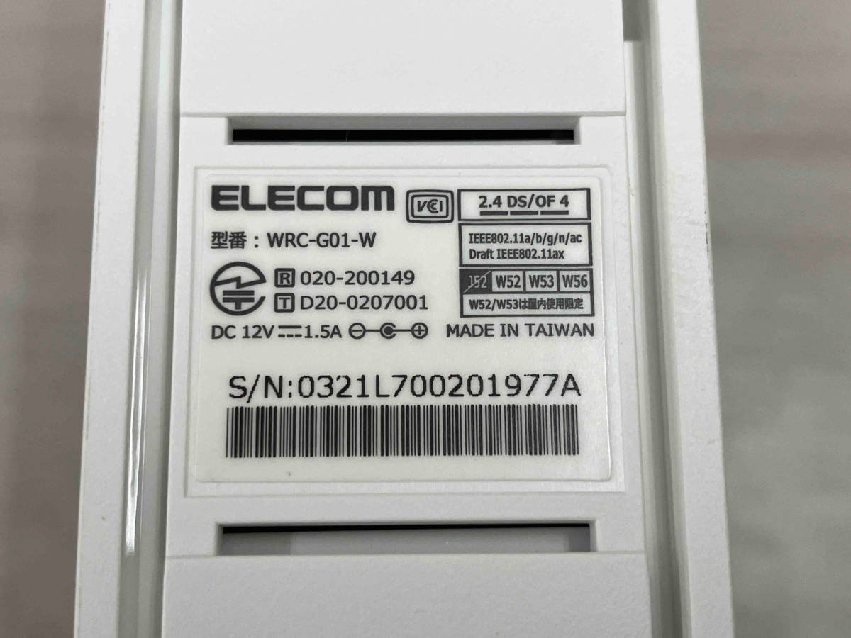 【現状品】ELECOM WRC-G01-W 無線LAN/ルーター_画像5