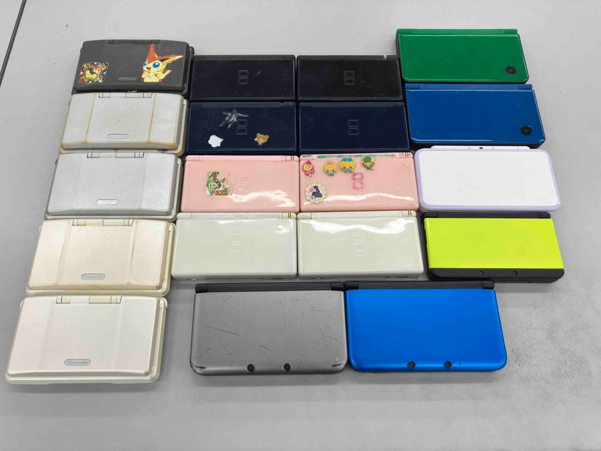 ジャンク 3DSLL Newニンテンドー3DS DSiLL Newニンテンドー2DS DSLite DS まとめ売り　19台_画像1