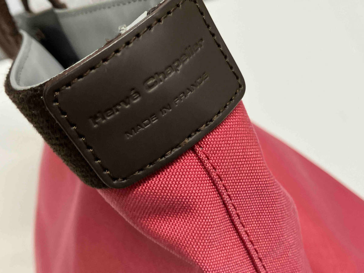 Herve\' Chapelier / boat shape tote bag / Herve Chapelier / handbag / Mini tote bag / pink 