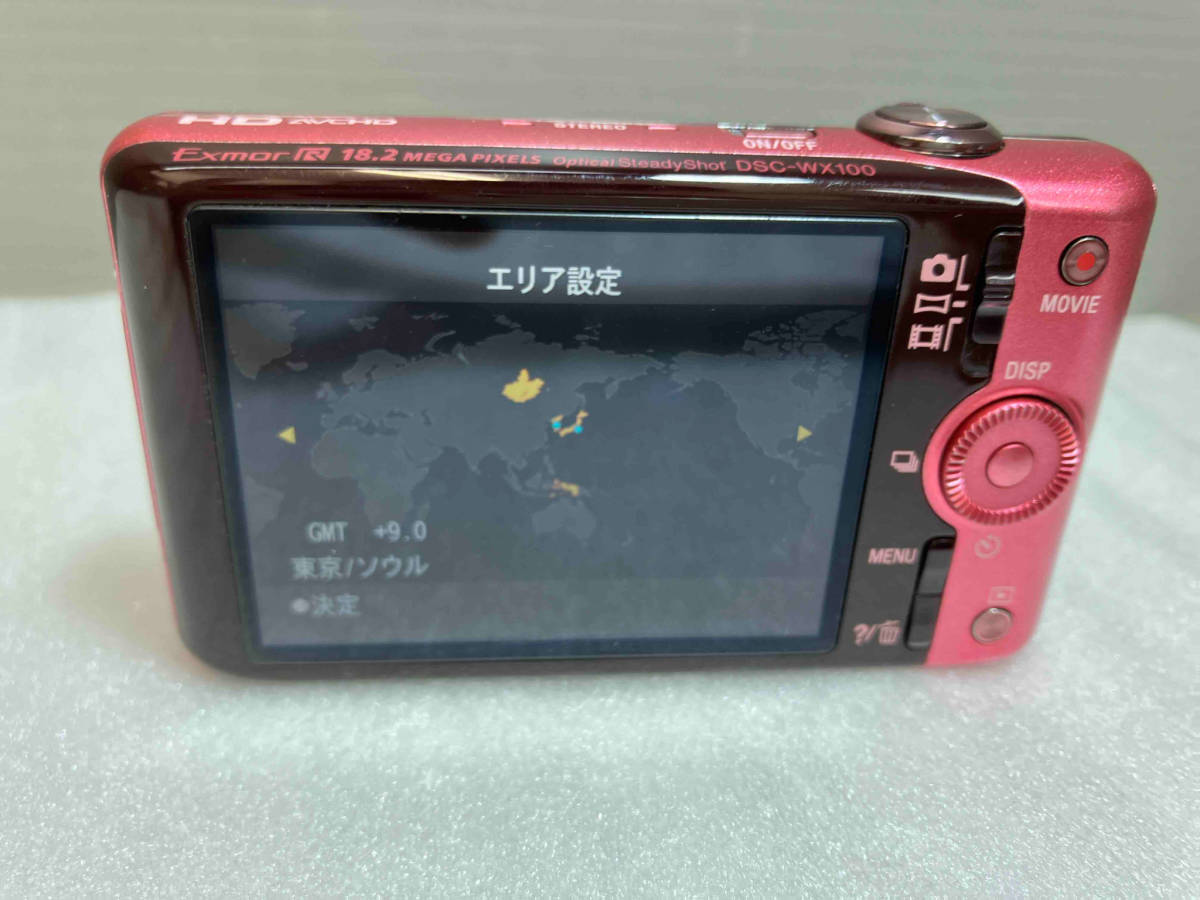 SONY サイバーショット DSC-WX100 (ピンク) デジカメ_画像3