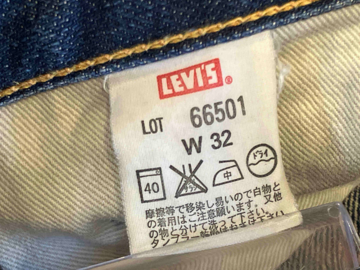 LEVI’S 501XX LVC 66501復刻 赤耳 日本製 BIG E W32 リーバイス ブルーインディゴ ジーンズ ビッグE セルビッジデニム_画像5