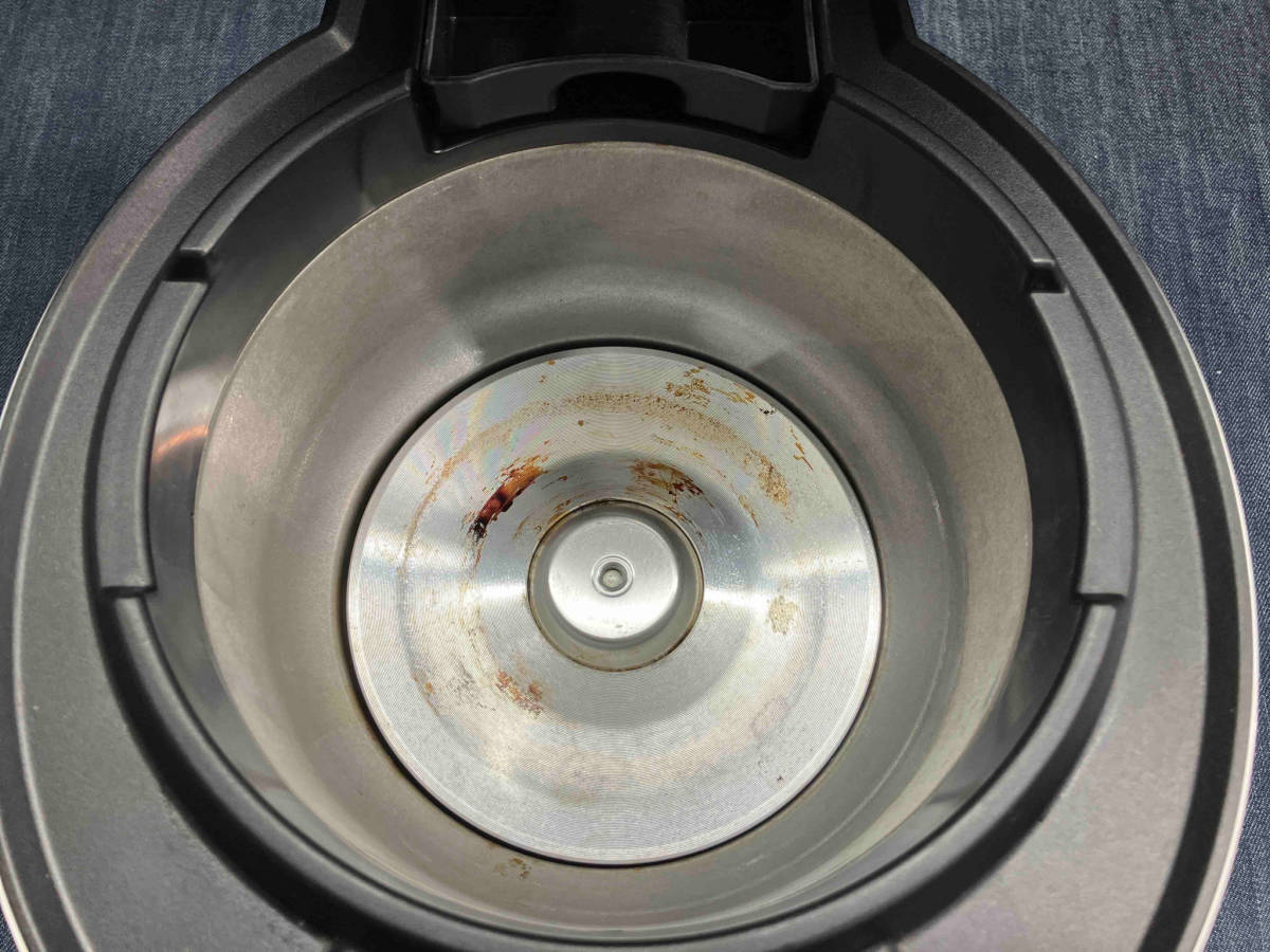 SHARP HEALSIO ホットクック KN-HW10G 水なし自動調理鍋 (▲ゆ09-10-01)の画像4
