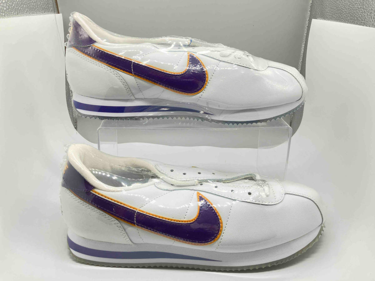 ジャンク [観賞用]NIKE CORTEZ DELUXE PLUS 304581 151 ナイキ コルテッツ デラックス プラス US9.5 27.5cm UK8.5 EU43 ホワイト_画像3