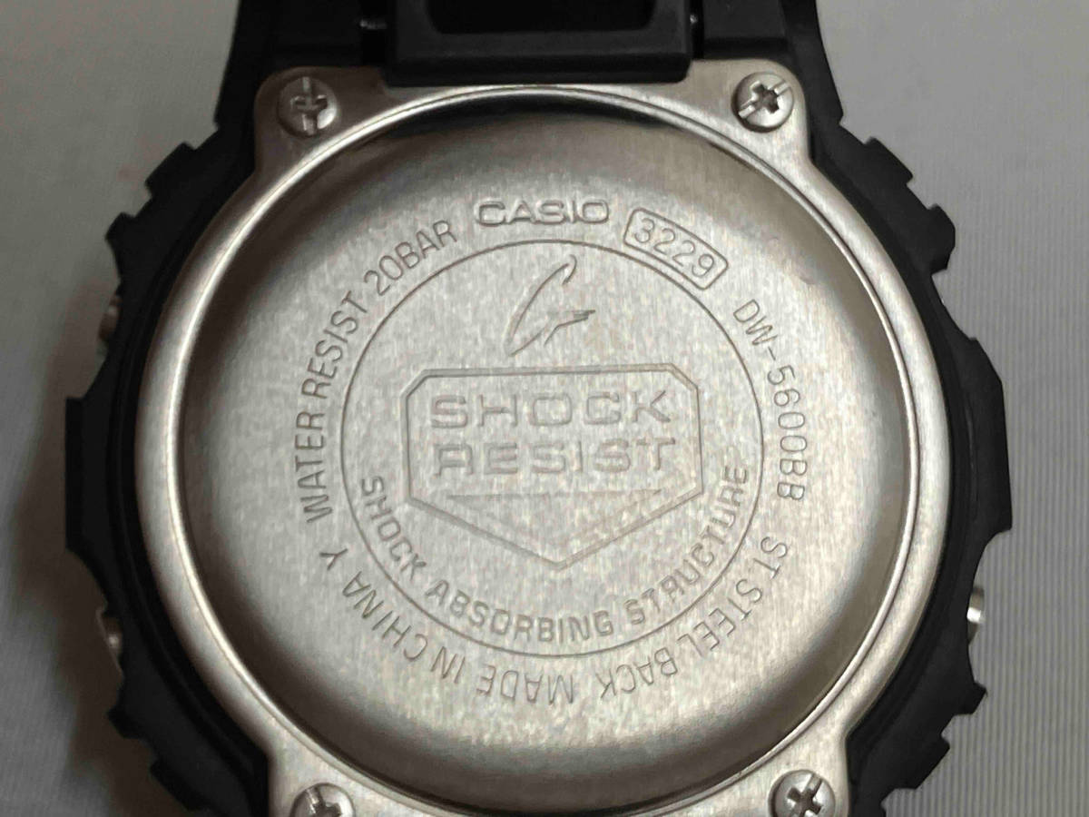 CASIO カシオ G-SHOCK Gショック DW-5600BB-1JF クォーツ 腕時計_画像8