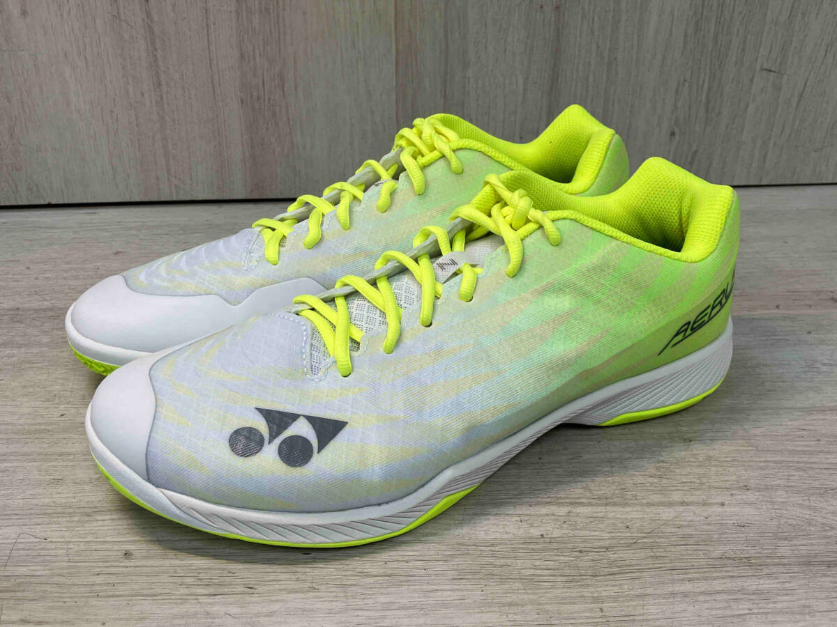 【ファッション好きが選ぶ人気ブランドランキング】 パワークッションエアラス バドミントンシューズ YONEX Z グレー/イエロー SHBAZ2W 28.5cm ワイド 28.0cm以上