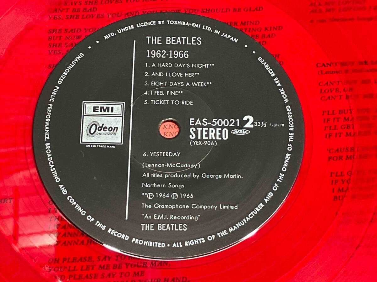 [ color record ]THE BEATLES: The * Beatles [LP record ] The * Beatles /1962~1966 year EAS50021 store receipt possible 