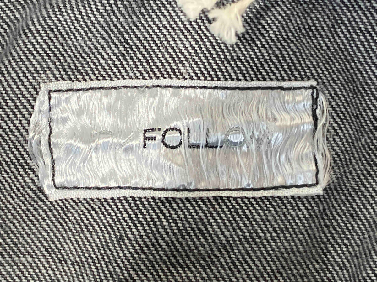 FOLL フォル 24SS cocoon denim wardrobe blouson コクーンデニムワードローブブルゾン F ブラック 黒 コットン 綿 24-011-684-0000-1-0_画像3