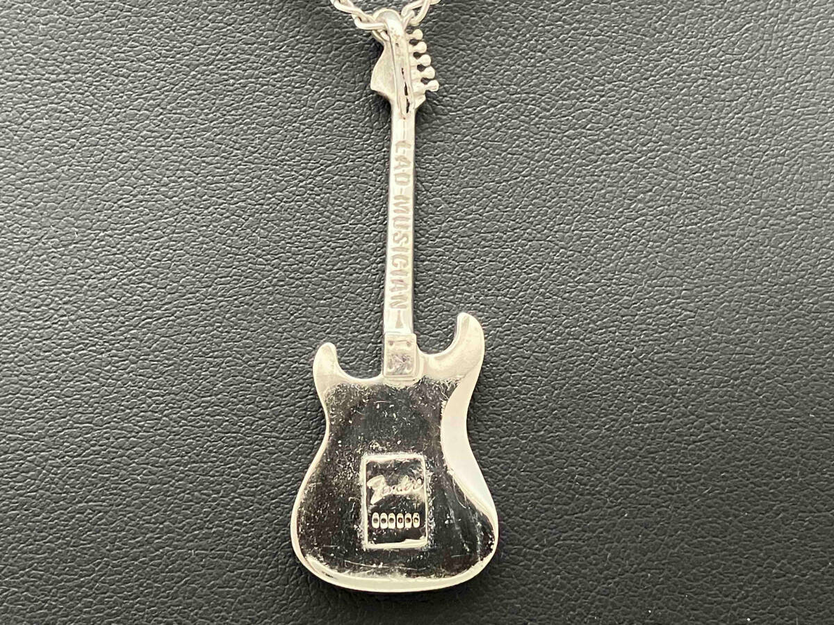 LAD MUSICIAN ラッド ミュージシャン Fender フェンダー ネックレス 925 SV ギター モチーフ 約65＋5cm チェーン非純正の画像5