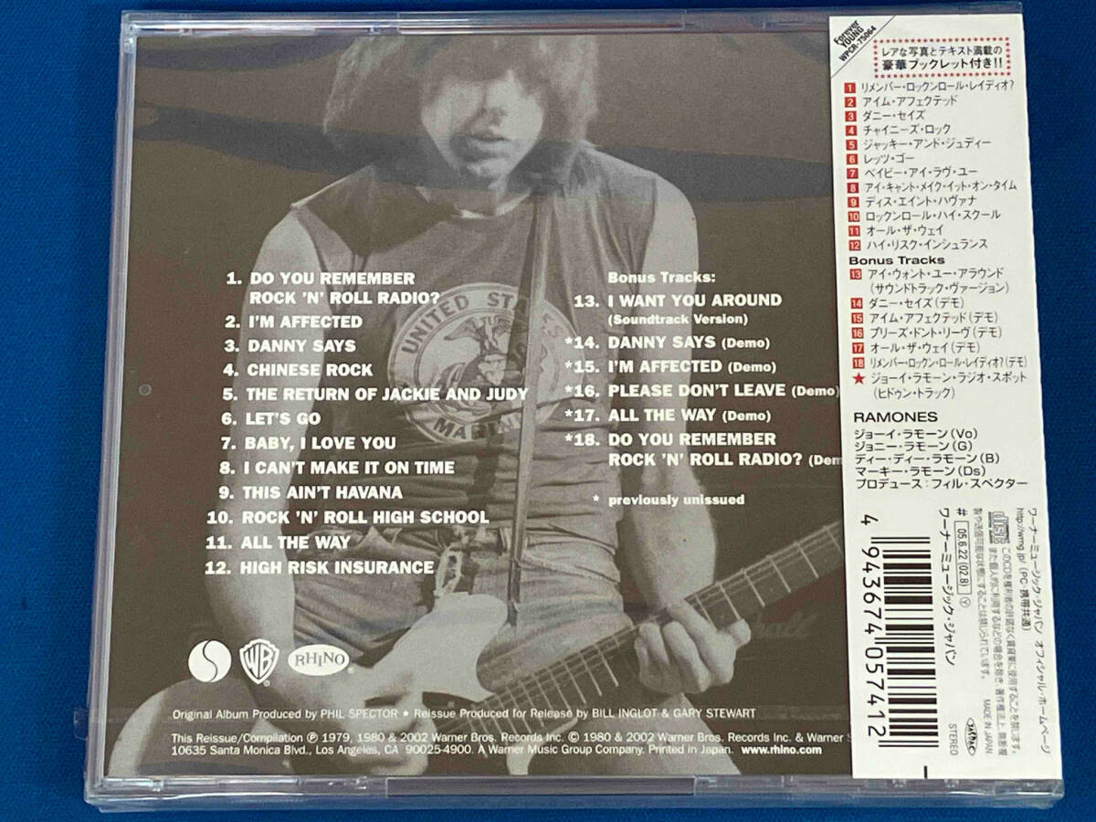 【新品未開封】RAMONES (ラモーンズ) /END OF THE CENTURY (エンド・オブ・ザ・センチュリー)+6(Forever YOUNG)/フィル・スペクター_画像2