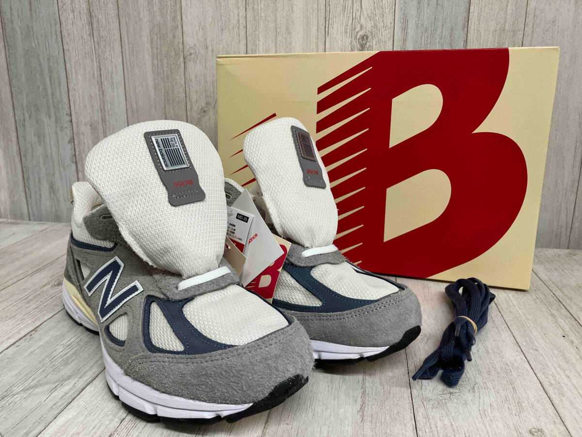 new balance ニューバランス u990TA4 Made in USA 990 v4 TA4 スニーカー 新品タグ付き 箱付き シューレース付き 28cm グレー_画像1