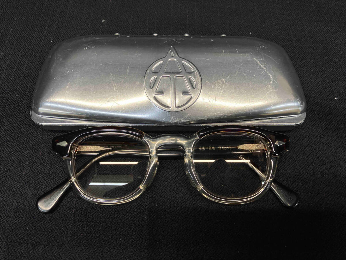 【ケース破損あり】tart optical arnel タートオプティカルアーネル JD-04 007 44サイズ アイウェア メガネ