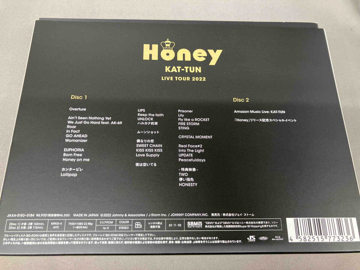 KAT-TUN LIVE TOUR 2022 Honey(初回限定版)(Blu-ray Disc)_画像2