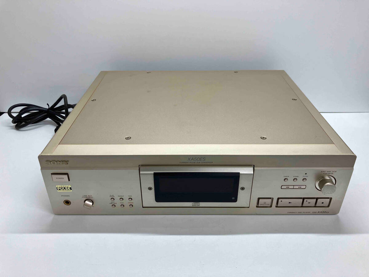 ジャンク SONY CDP-XA50ES CDP-XA50ES CDプレーヤー　ジャグダイヤル破損あり_画像1