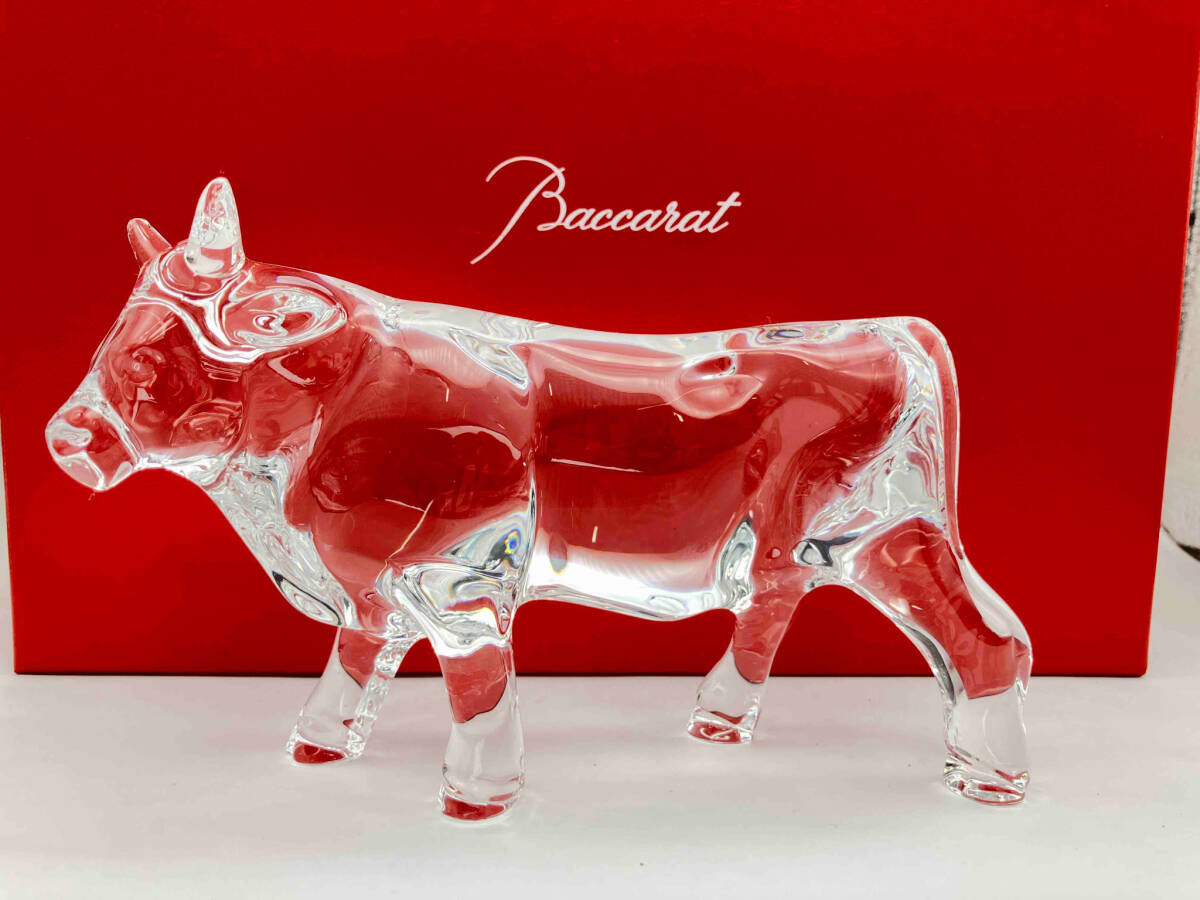 Baccarat／Zodiac Ox Sculpture Clear／2021／フィギュリン