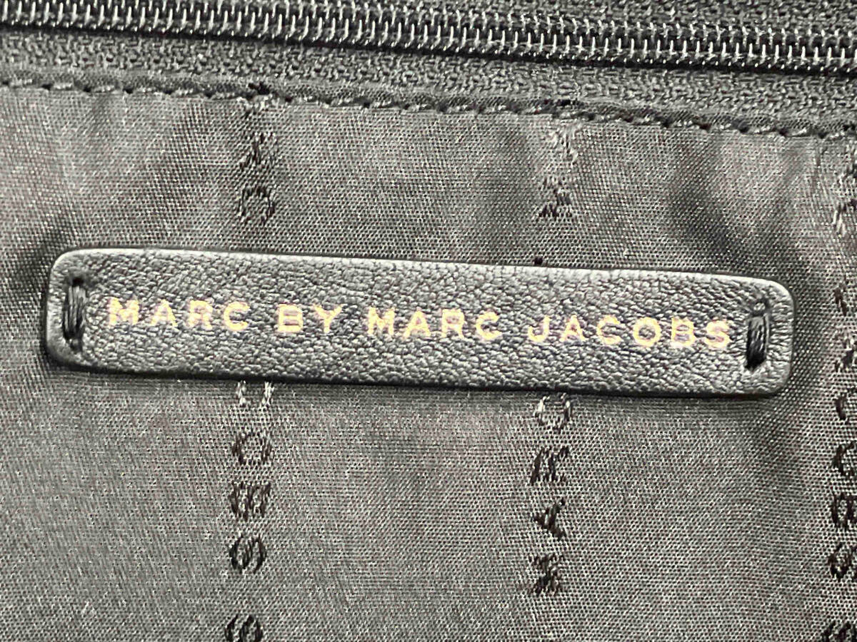 MARC by MARC JACOBS マークジェイコブズ トートバッグ オールレザー ブラック_画像6