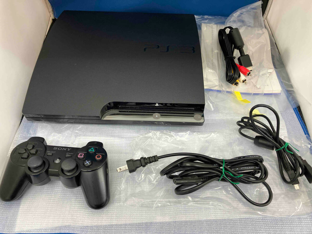 【1円スタート】SONY PlayStation3:チャコール・ブラック(160GB)(CECH2500A) PS3 本体_画像2