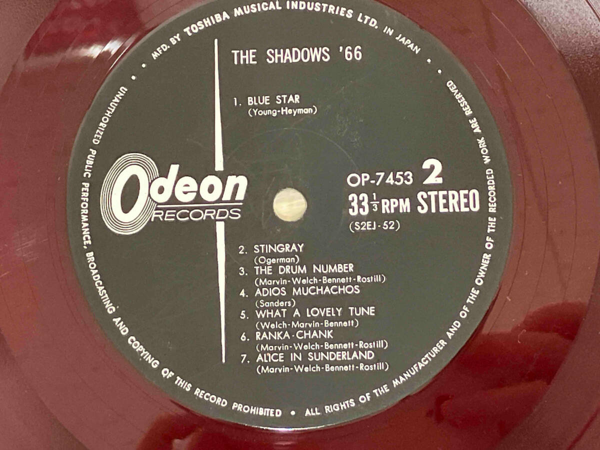 【カラーレコード】THE SHADOWS SHADOWS'66_画像4