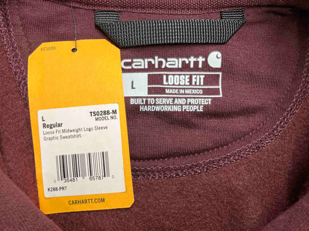 Carhartt／パーカー／ルーズフィット／TS0288／ポート／サイズL_画像4