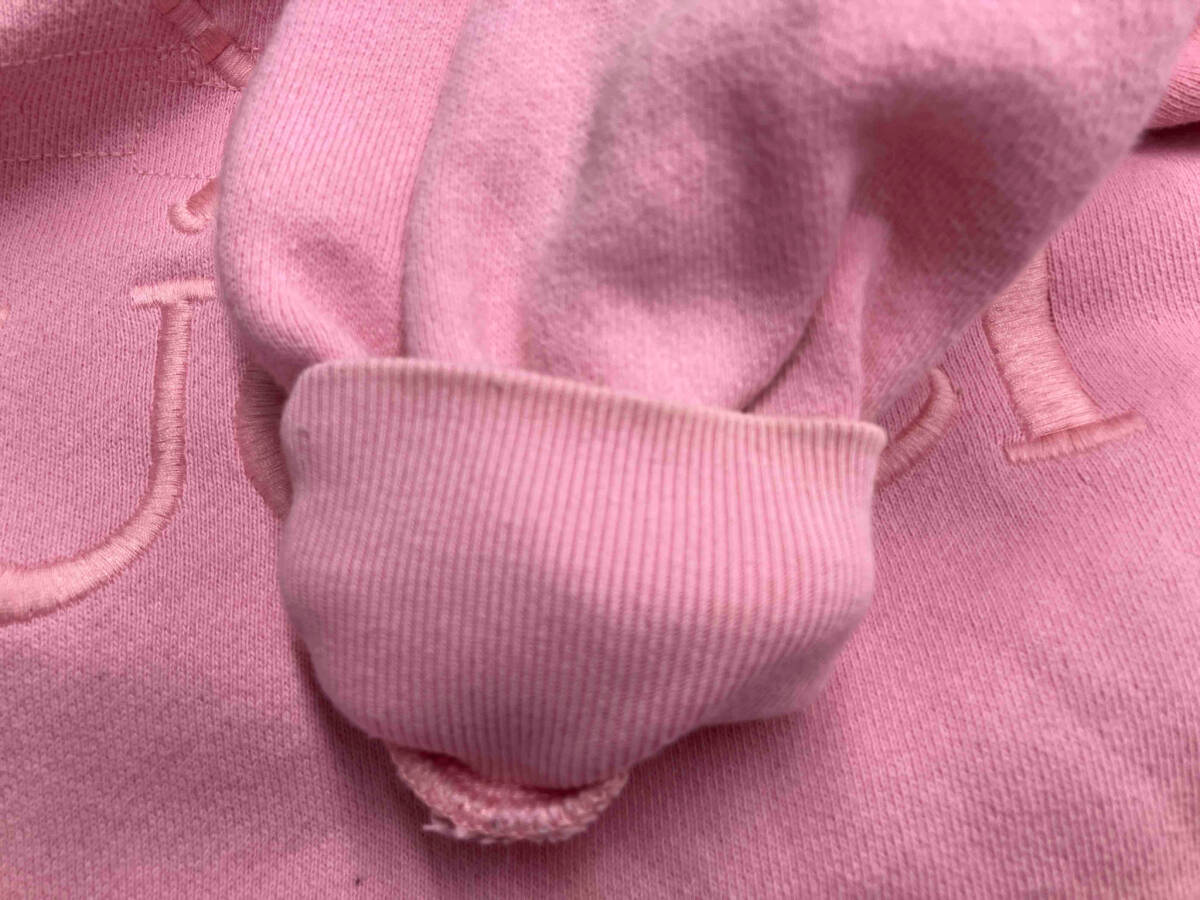 GUCCI／スウェット／ピンク／テニスロゴ／襟袖汚れ有り／サイズXS_画像8