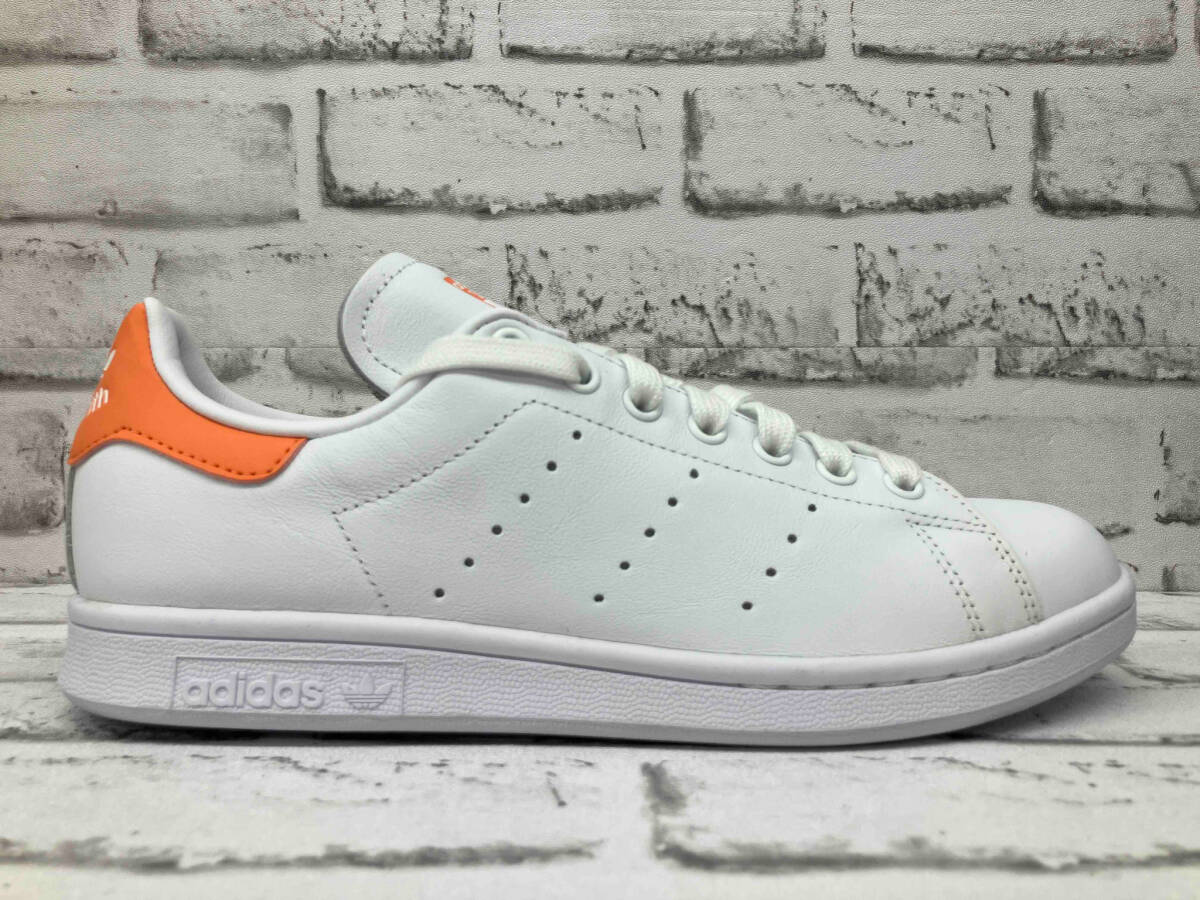 【新品未使用 タグ付き】adidas STAN SMITH アディダス スタンスミス 25cm オレンジ 店舗受取可_画像3