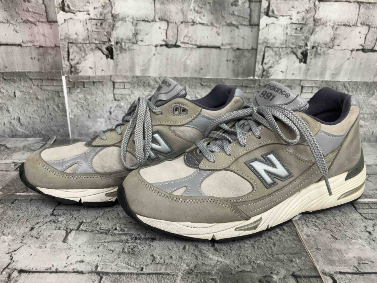 ENGLAND製 New Balance ニューバランス M991NPG スニーカー サイズ27 グレー 店舗受取可