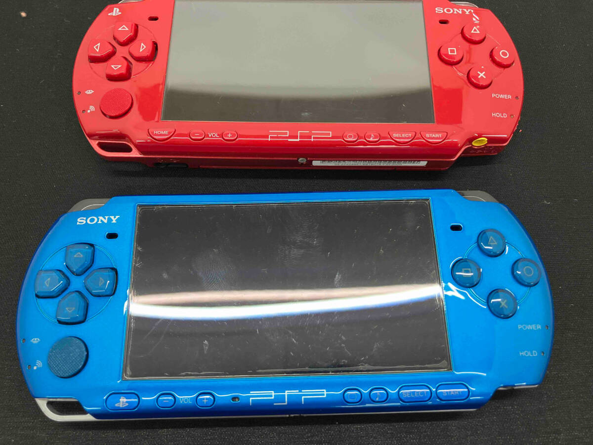 ジャンク 【1円スタート 2台セット】「PSP 3000 ブルー 2000 」PlayStation プレイステーション_画像2