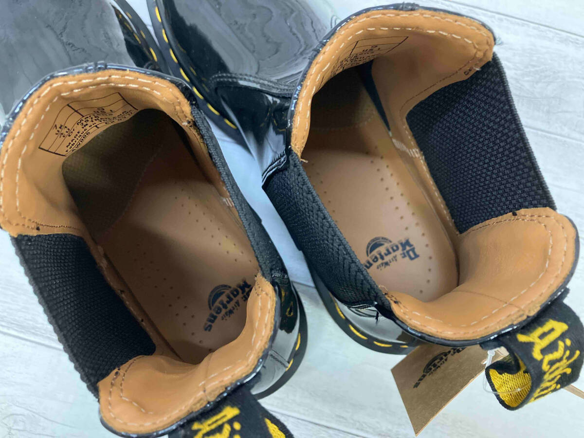 Dr.Martens ブーツ サイドゴア 2976 PATENT LAMPER ブラック　表記サイズUK7 箱付き 店舗受取可_画像8