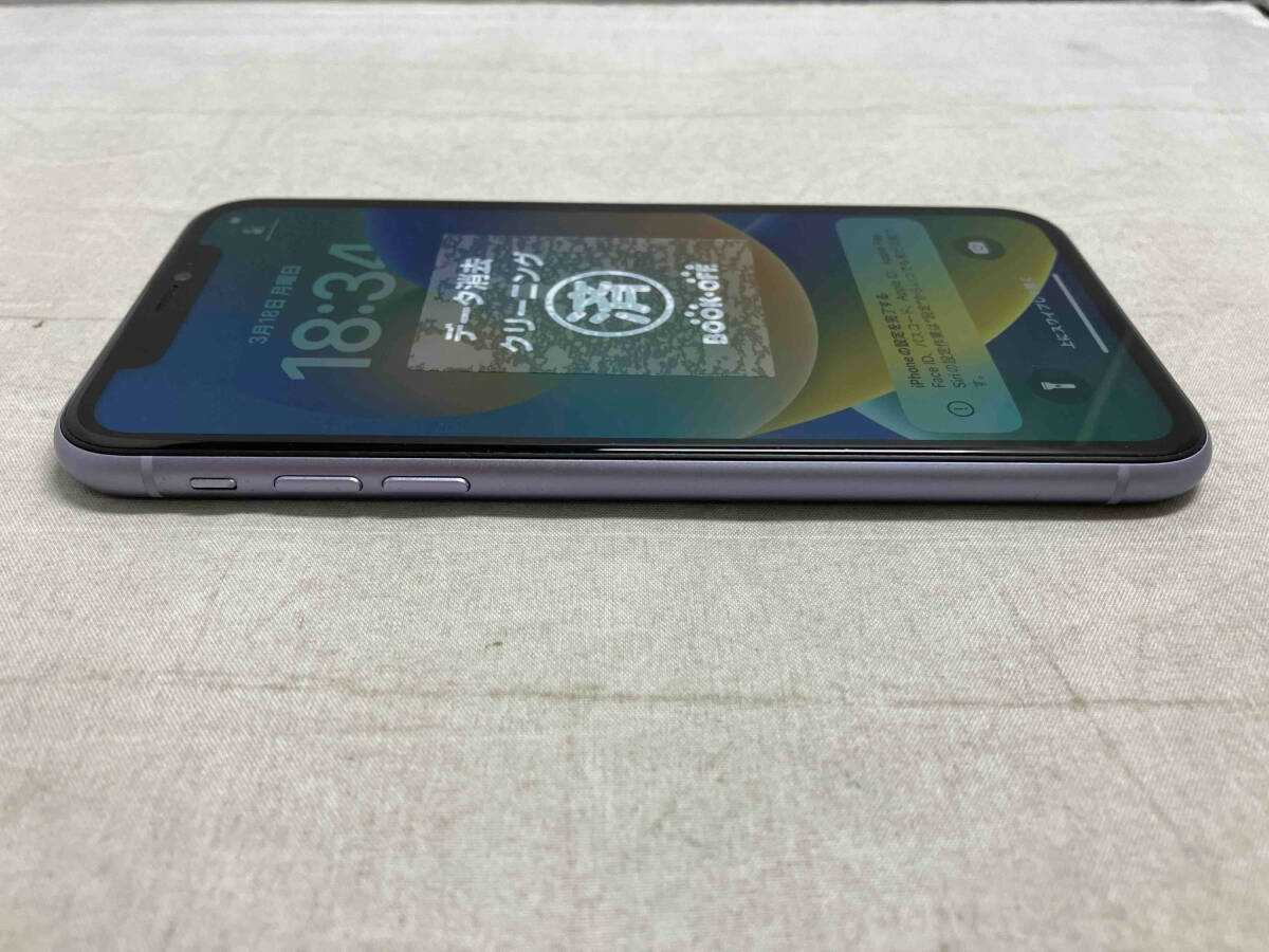 ジャンク Apple MWLX2J/A iPhone 11 64GB パープル auの画像4