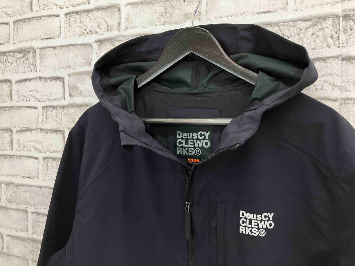 【未使用・タグ付】Deus CYCLEWORKS デウス サイクルワークス Deluge Tech Jacket マウンテンパーカー Deus Ex Machina サイズM ブラック_画像3