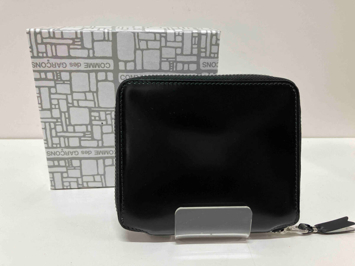 COMME des GARCONS コムデギャルソン SA2100MI Mirror Inside 二つ折り財布 ミニ財布 ブラック スペイン製